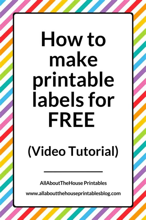 Create and print labels